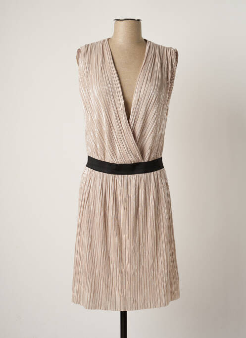 Rochie midi bej CACHE CACHE femeie