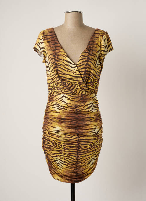 Rochie scurtă bej MANGO femeie