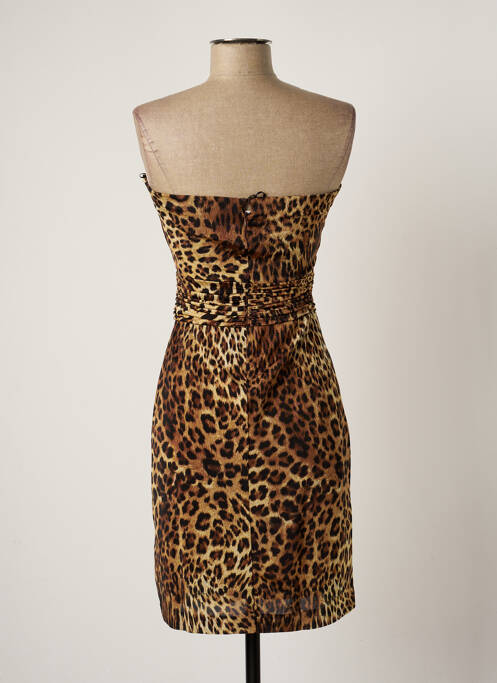 Rochie scurtă maro MANGO femeie