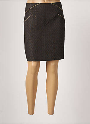 Fustă scurtă maro BREAL femeie