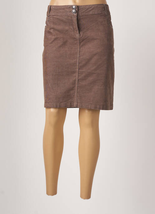 Fustă midi maro BREAL femeie