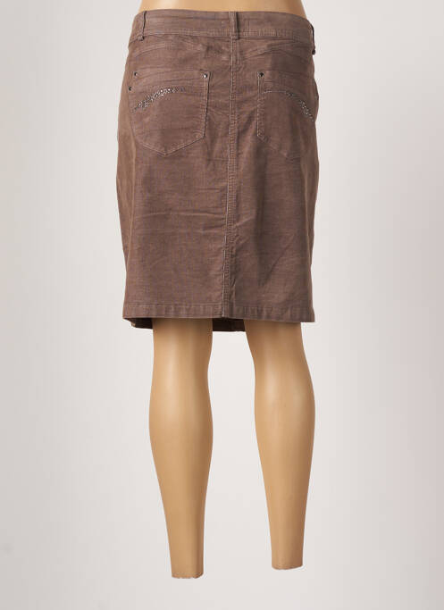 Fustă midi maro BREAL femeie