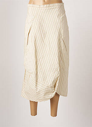 Fustă midi bej GUY DUBOUIS femeie