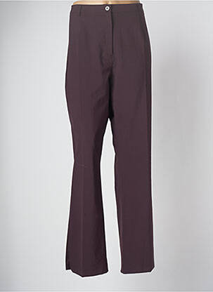 Pantalon drept violet GUY DUBOUIS femeie