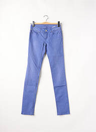 Blugi cu croială slim broderie cu nituri mărime normală violet BONOBO JEANS femeie