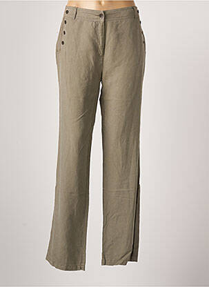 Pantalon drept verde SCOTTAGE femeie