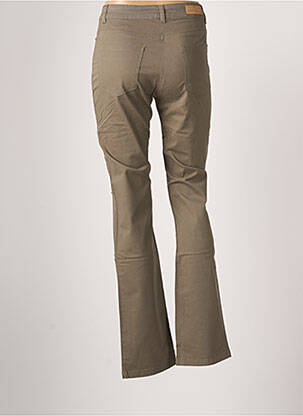 Pantalon drept elasticitate talie înaltă verde SCOTTAGE femeie