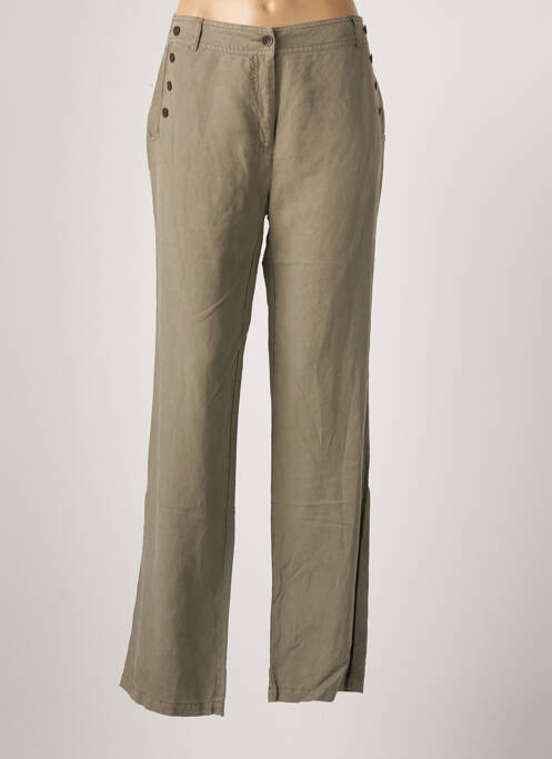 Pantalon drept verde SCOTTAGE femeie