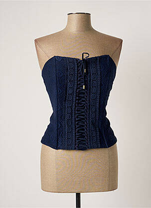 Top albastru MORGAN femeie