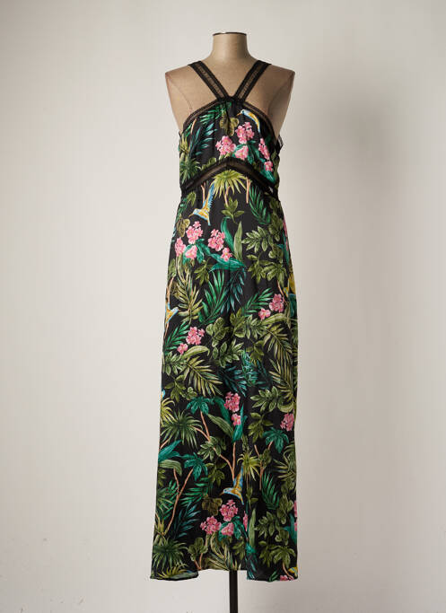 Rochie lungă negru MORGAN femeie