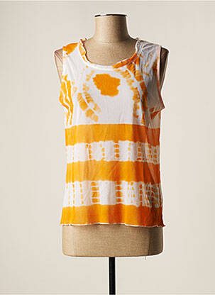 Top portocaliu LAUREN VIDAL femeie