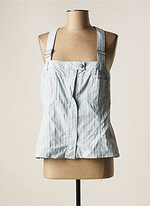 Top albastru LAUREN VIDAL femeie