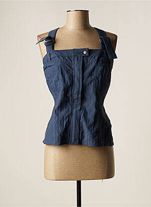 Top albastru LAUREN VIDAL femeie