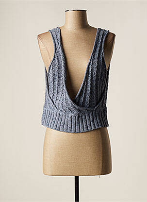 Pulover albastru LAUREN VIDAL femeie