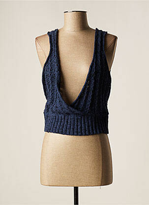 Pulover albastru LAUREN VIDAL femeie