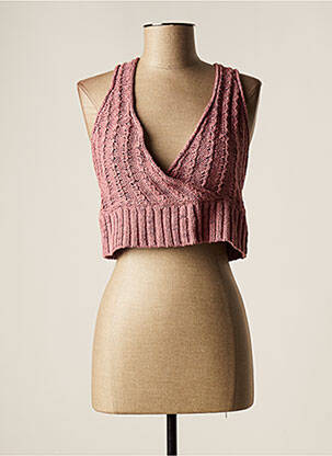 Pulover violet LAUREN VIDAL femeie