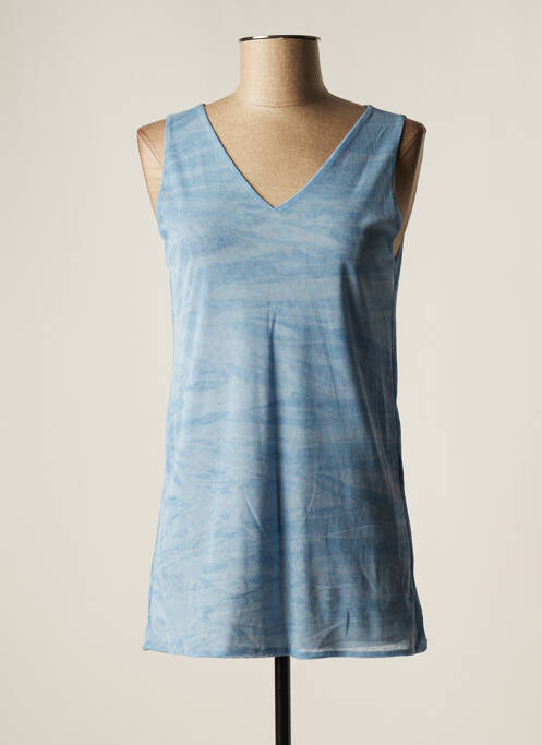 Top albastru LAUREN VIDAL femeie