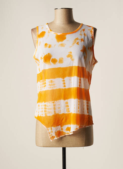 Top portocaliu LAUREN VIDAL femeie