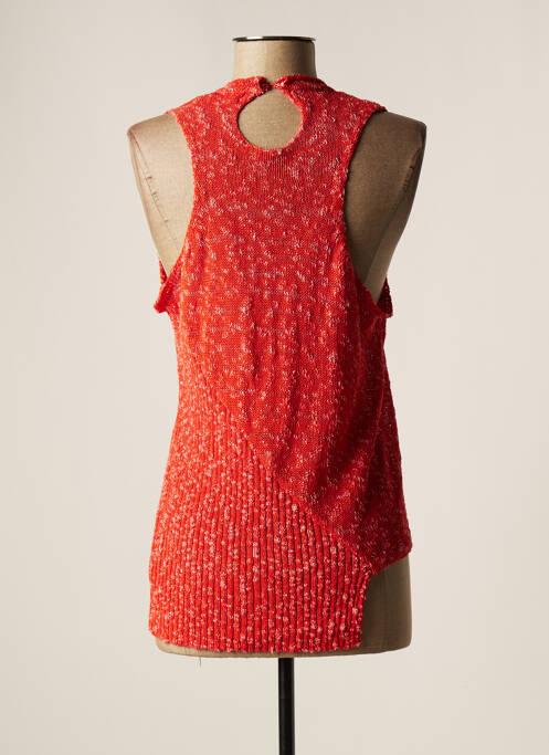 Top portocaliu LAUREN VIDAL femeie