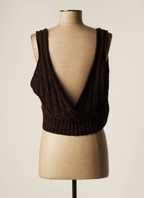 Pulover maro LAUREN VIDAL femeie