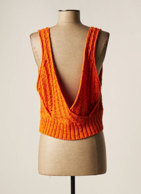 Pulover portocaliu LAUREN VIDAL femeie