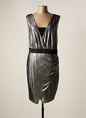 Rochie scurtă gri BREAL femeie