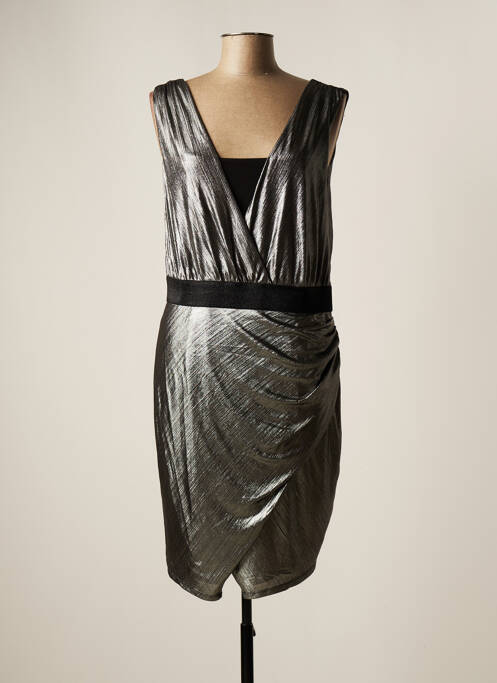 Rochie scurtă gri BREAL femeie