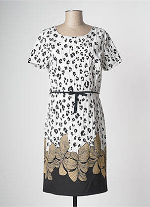 Rochie midi alb CRISTINA GAVIOLI femeie