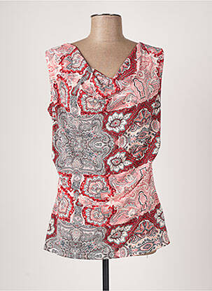 Top roșu FRANSA femeie