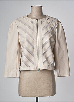 Geci din piele ecologică bej CRISTINA GAVIOLI femeie