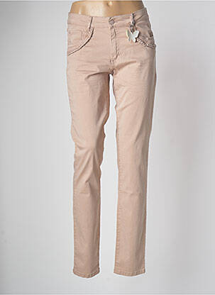 Pantalon drept bej PARA MI femeie