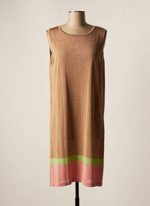 Rochie scurtă maro JEI'S BY LETIZIA DENARO femeie