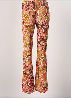 Pantalon evazat portocaliu LOLA CASADEMUNT femeie