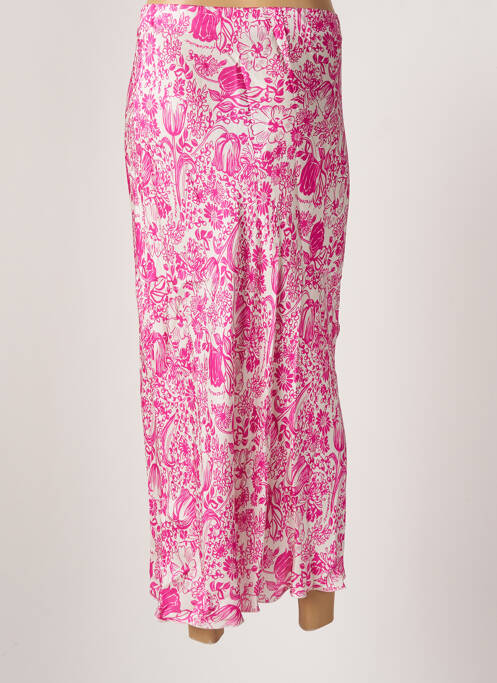 Fustă lungă roz FRACOMINA femeie