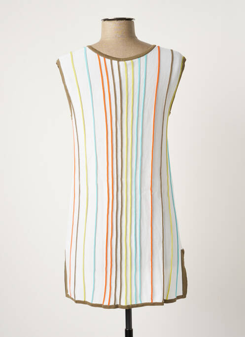 Top alb SCORZZO femeie