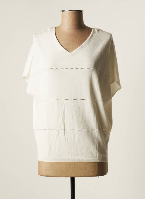 Top alb NINATI femeie