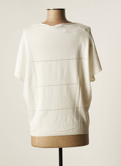 Top alb NINATI femeie