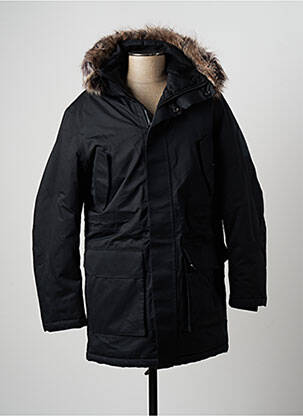 Parka negru JACK & JONES bărbat