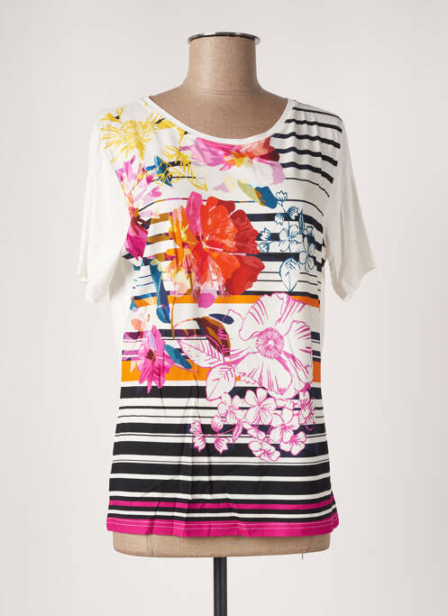 Tricou alb QUATRE VINGT JOURS femeie