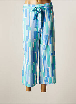 Pantalon drept albastru MARBLE femeie