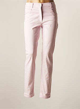 Pantalon drept roz OLSEN femeie