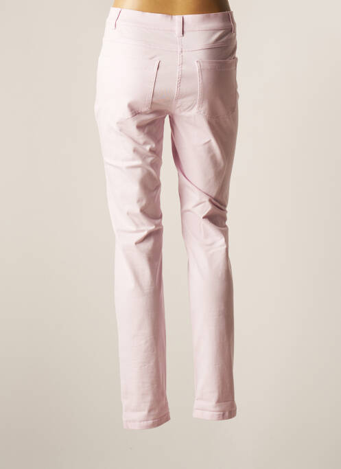 Pantalon drept roz OLSEN femeie