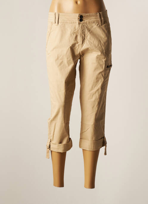 Pantalon trei sferturi bej JENSEN femeie