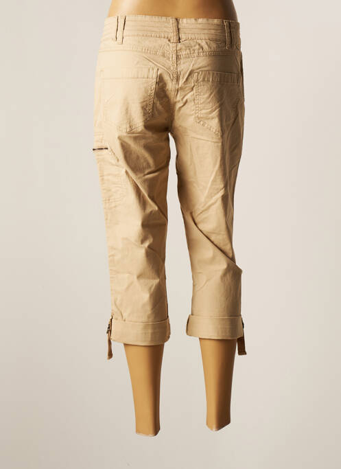 Pantalon trei sferturi bej JENSEN femeie