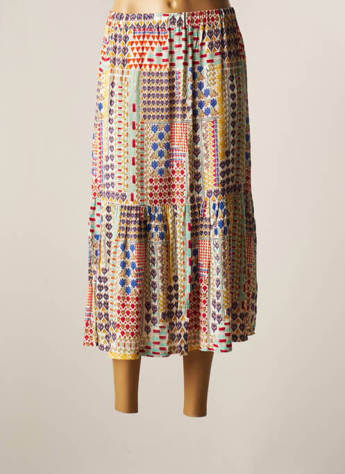 Fustă lungă albastru TELMAIL femeie