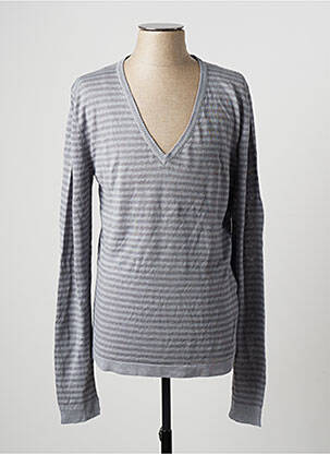 Pulover gri HUGO BOSS bărbat