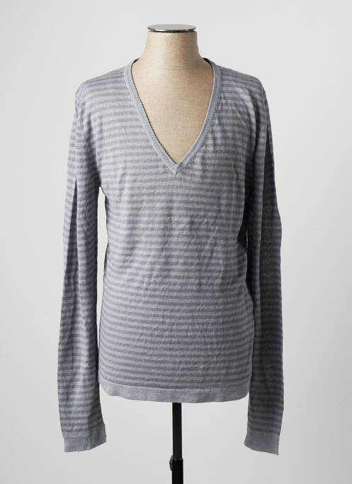 Pulover gri HUGO BOSS bărbat