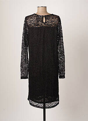 Rochie midi mâneci lungi mâneci lungi negru KAFFE femeie