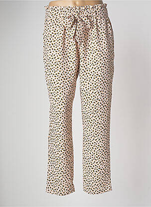 Pantalon drept bej SARAH JOHN femeie