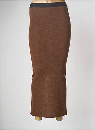 Fustă lungă maro HUMILITY femeie